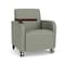 Lesro Siena Guest Chair W/ Swivel Tablet & Front Casters, 27 in W 29.5 in L 32.5 in H SN1101 - alternate 1